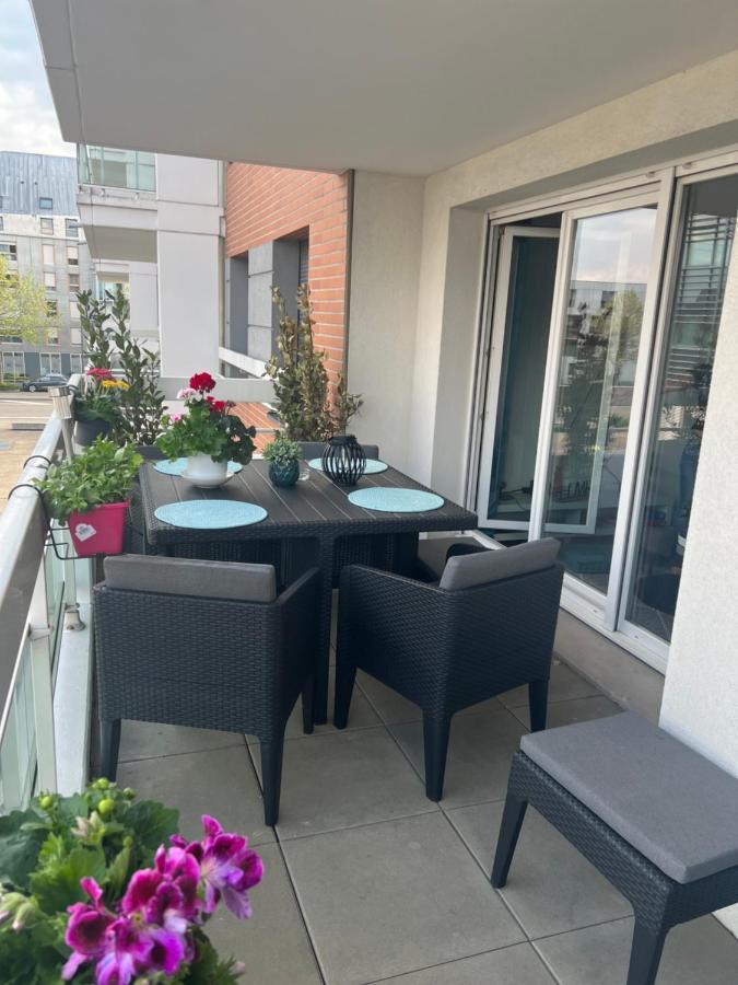 Appartement Haut Standing F2 Rivetoile Strasbourg Centre Parking Gratuit Terrasse Bagian luar foto